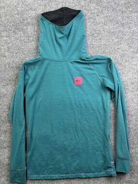 Picture Pila High Top Womens‎ XL Green Long Sleeve Hooded Thermal